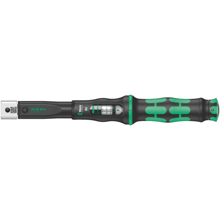 Wera Click-Torque X 2 torque wrench for insert tools, 10-50 Nm, 9x12 x 10-50 Nm