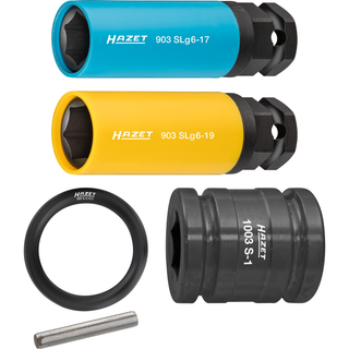Hazet 903SLG6/5 Impact socket set ∙ with special hexagon