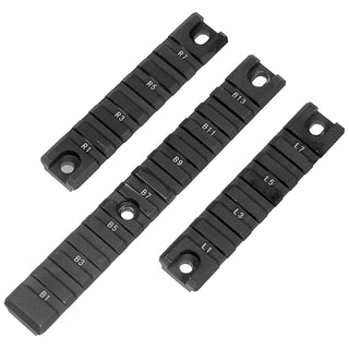UTG MNT-P503 Picatinny Rail Set, 1 Long/2 Short Rails, for G36