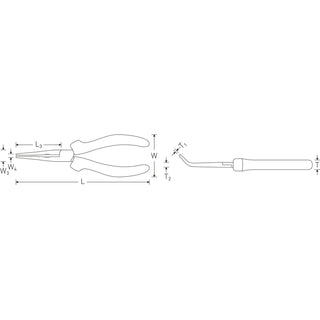 Stahlwille 67314160 VDE telephone pliers