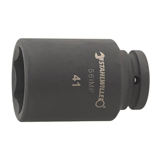 Stahlwille 25020022 56IMP 3/4" 6-pt Extra Deep Impact Socket, 22 mm