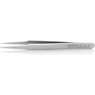 Knipex 92 01 03 4 3/4" Premium Stainless Steel Positioning Tweezers-SMD