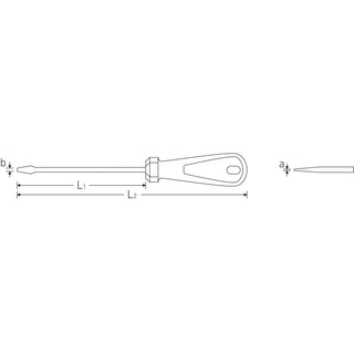 Stahlwille 48201100 4820 3K DRALL 10 x 200mm Slotted Screwdriver