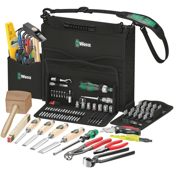 Wera Wera 2go H 1 tool set for wood applications, 134 pieces