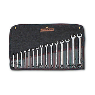 Wright Tool 952 12 Point Metric Combination Wrench Set 15 Piece
