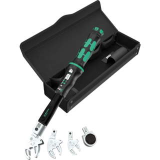 Wera 9558 TORQUE SET FOR PIPE FITTINGS, 10-50 NM, 5 PIECES