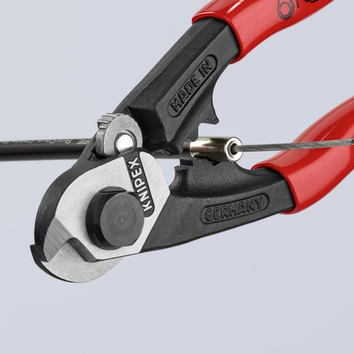Knipex 95 61 190 SBA Wire Rope Cutters 7,48" in blister packaging
