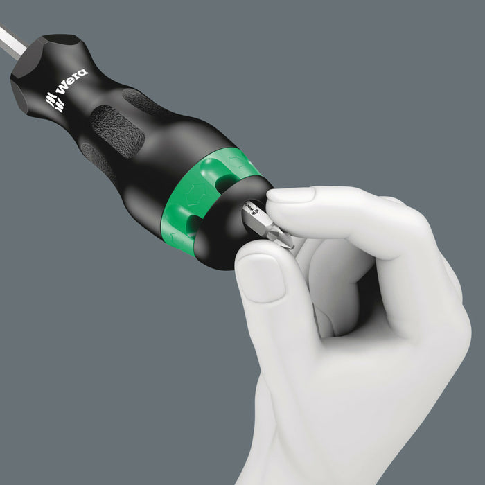Wera 819/1 Combination screwdriver with strong permanent magnet, without bits, 1/4" x 120 mm