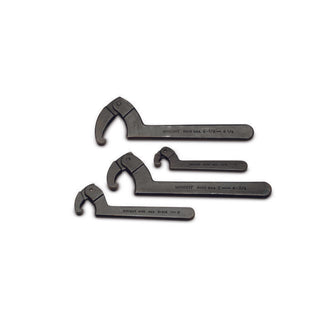 Wright Tool 9629 Adjustable Hook Spanner Wrench Set 4-piece