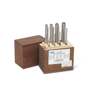Wright Tool 9683 12 Piece Bench Set—Roll Pin Pilot Punches Set