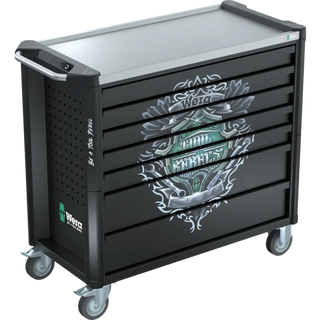 Wera 9801 TOOL REBEL ROLLER CABINET STAINLESS XXL, EMPTY, 1133 X 588 X 1020 MM