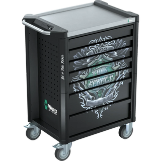 Wera 9805 TOOL REBEL ROLLER CABINET STAINLESS, EMPTY, 785 X 518 X 1020 MM