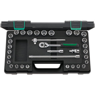 Stahlwille 96021122 3/8" Bi-Hex Socket Set - 33 Pieces