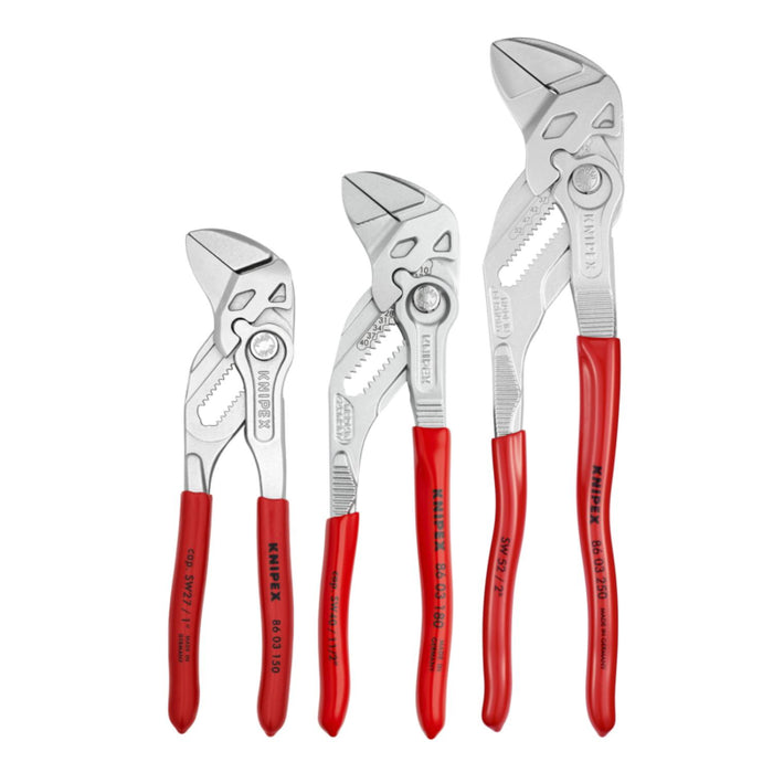 Knipex 9K 00 80 45 US Pliers Wrench Set, 6"/7"/10", 3 Piece