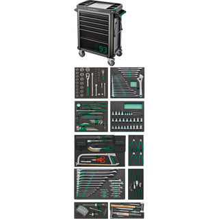 Stahlwille 98830180 Assortment Tools with Tool Trolley