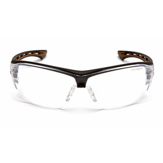 Carhartt CHB810ST Easley Clear Anti-Fog Lens with Black and Tan Frame (polybag)