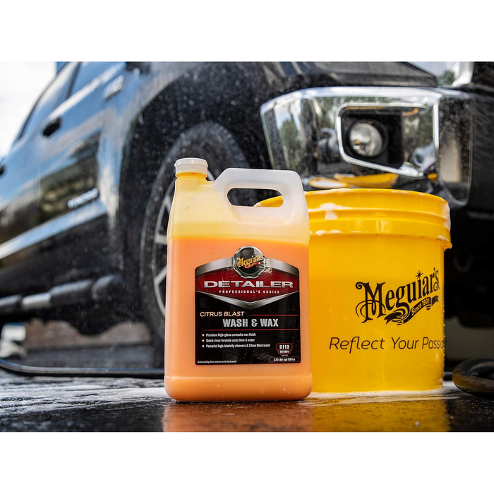 Meguiar's D11301 Citrus Blast Liquid Wash & Wax, 1 Gallon