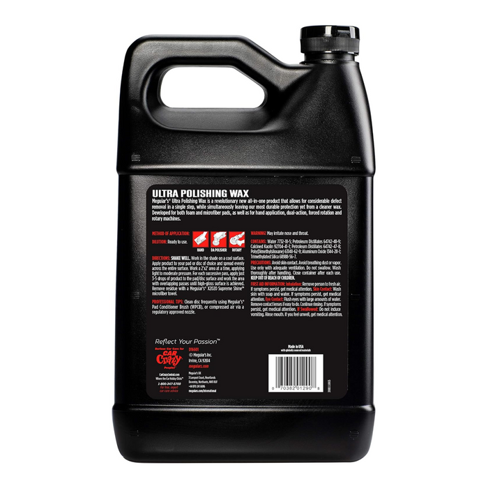 Meguiar's D16601 Liquid Ultra Polishing Wax, 1 Gallon