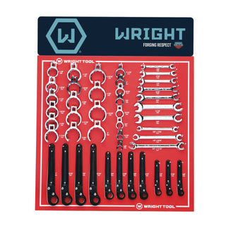 Wright Tool D981 Tubing Wrench Set 44 Piece