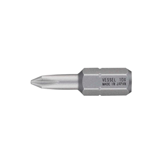 Vessel Tools DWPH1254P3 DRYWALLER Insert Bit (PH1 x 25.4 mm, 3 pcs.)