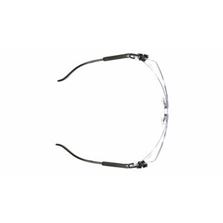 Pyramex SB1010S Defiant Jumbo Size Clear Lens with Black Temples