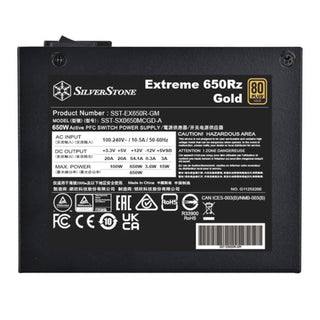 SilverStone EX650R-GM Extreme 650Rz Gold Fully Modular SFX Power Supply