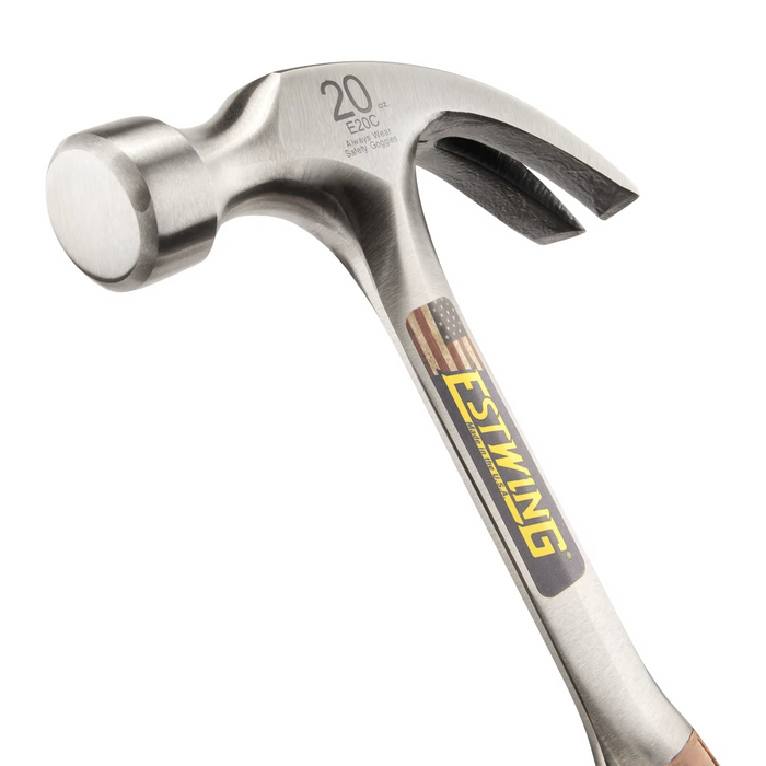 Estwing E12C Curve Claw Hammer With Leather Grip 12 .oz