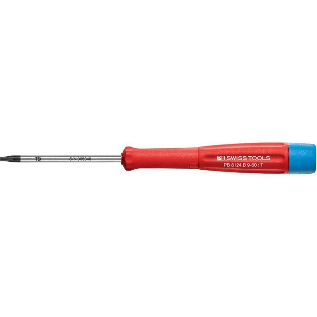 PB Swiss PB 8124.B 9-60 Electronics Screwdriver for TORX® Screws T9, L ...