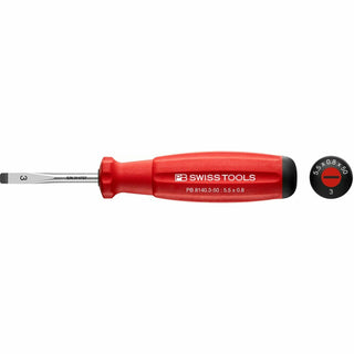 PB Swiss PB 8140.3-50 Screwdriver Slotted with SwissGrip Handle, L - 150 mm