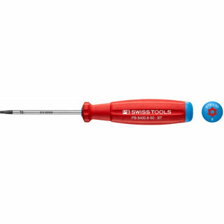 PB Swiss Tools PB 8400.B 8-60 * SwissGrip Screwdriver, TORX® With Bore Hole, Size T8