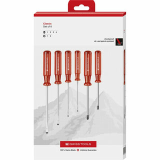 PB Swiss Tools PB 1560.CBB Classic screwdriver set in a high-quality paperboard box