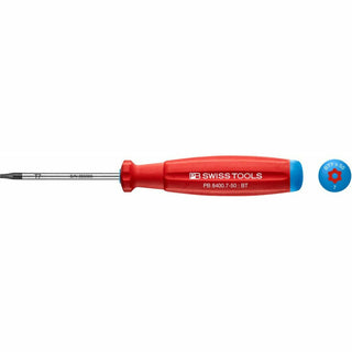 PB Swiss Tools PB 8400.B 7-50 * SwissGrip Screwdriver, TORX® With Bore Hole, Size T7