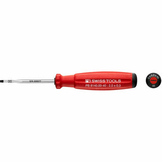 PB Swiss PB 8140.00-40 Screwdriver Slotted with Swiss Grip Handle, L - 100 mm