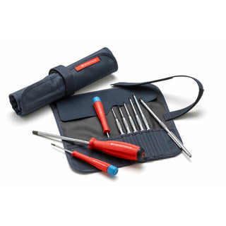 PB Swiss Tools PB 8218.GY V02 SwissGrip Screwdriver Set With Interchangeable Blades