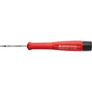PB Swiss Tools PB 8128.1,2-40 Electronics Screwdriver for Slotted Screws, Precision 1.2 x 40mm