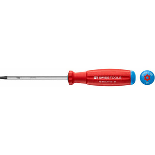 PB Swiss Tools PB 8400.B 20-100 SwissGrip Screwdriver, TORX® With Bore Hole, Size T20