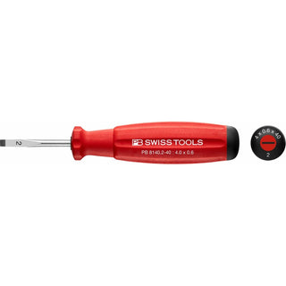 PB Swiss PB 8140.2-40 Screwdriver Slotted with SwissGrip Handle, L - 135 mm