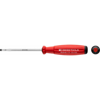 PB Swiss Tools PB 8140.1-75 SwissGrip Slotted Screwdriver, 2-Component 3.5 x 75mm
