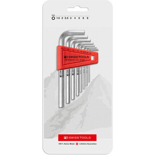 PB Swiss Tools PB 210.H-8 CN Key L-Wrenches 8 Pcs