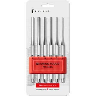 PB Swiss Tools PB 755.B CN Pin Punch Set Octagonal, 6 - Piece