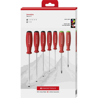PB Swiss Tools PB 8250.P CBB Swissgrip screwdriver set slotted and pozidriv
