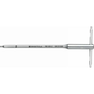 PB Swiss PB 1204.2 Hex Screwdriver with Sliding T-Handle, 2 mm, 125 mm