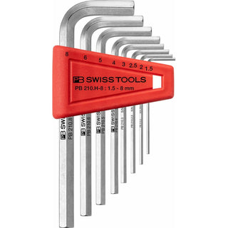 PB Swiss PB 210.H-8 Key L- Wrenches, Set in a Practical Plastic Holder