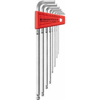 PB Swiss PB 212.LH-8 Key L - Wrenches, Long, with Ball Point, Set in a practical plastic holder