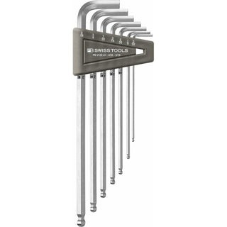 PB Swiss PB 212Z.LH Key L - Wrenches, Long, with Ball point, Set in a Practical Plastic Holder