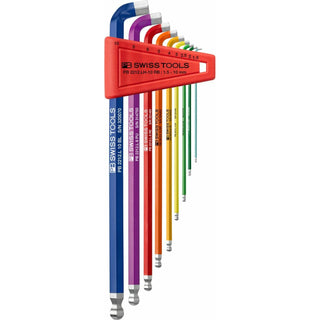 PB Swiss PB 2212.LH-10 RB Rainbow L-Key Set, 1.5-10 mm