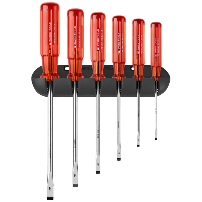 PB Swiss Tools PB 240.CBB Classic screwdrivers set with wall mount