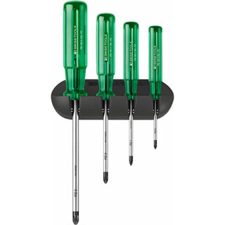 PB Swiss PB 243 Pozidriv Classic Screwdrivers Set with Wall Mount