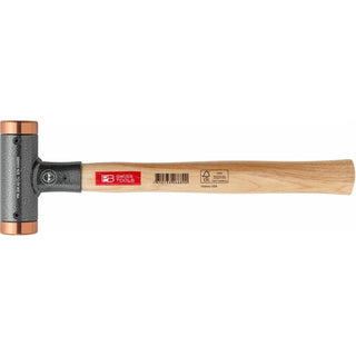 PB Swiss Tools PB 306.40 Cu Copper and Hickory Recoilless Soft-faced Deadblow Mallet, 40 mm