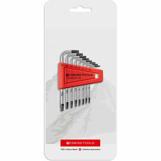 PB Swiss PB 410.H 6-25 CN TORX® Key L- Wrenches Set in a Practical Plastic Holder